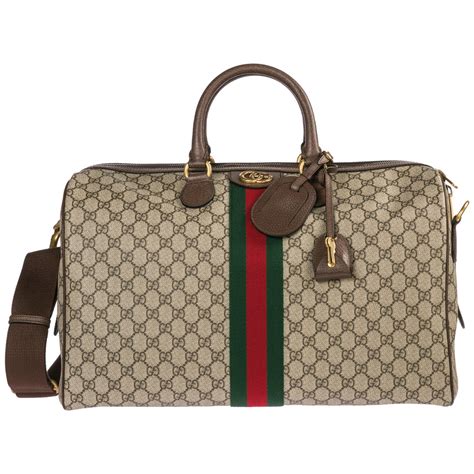 gucci weekender bag men's|Gucci travel tote bag.